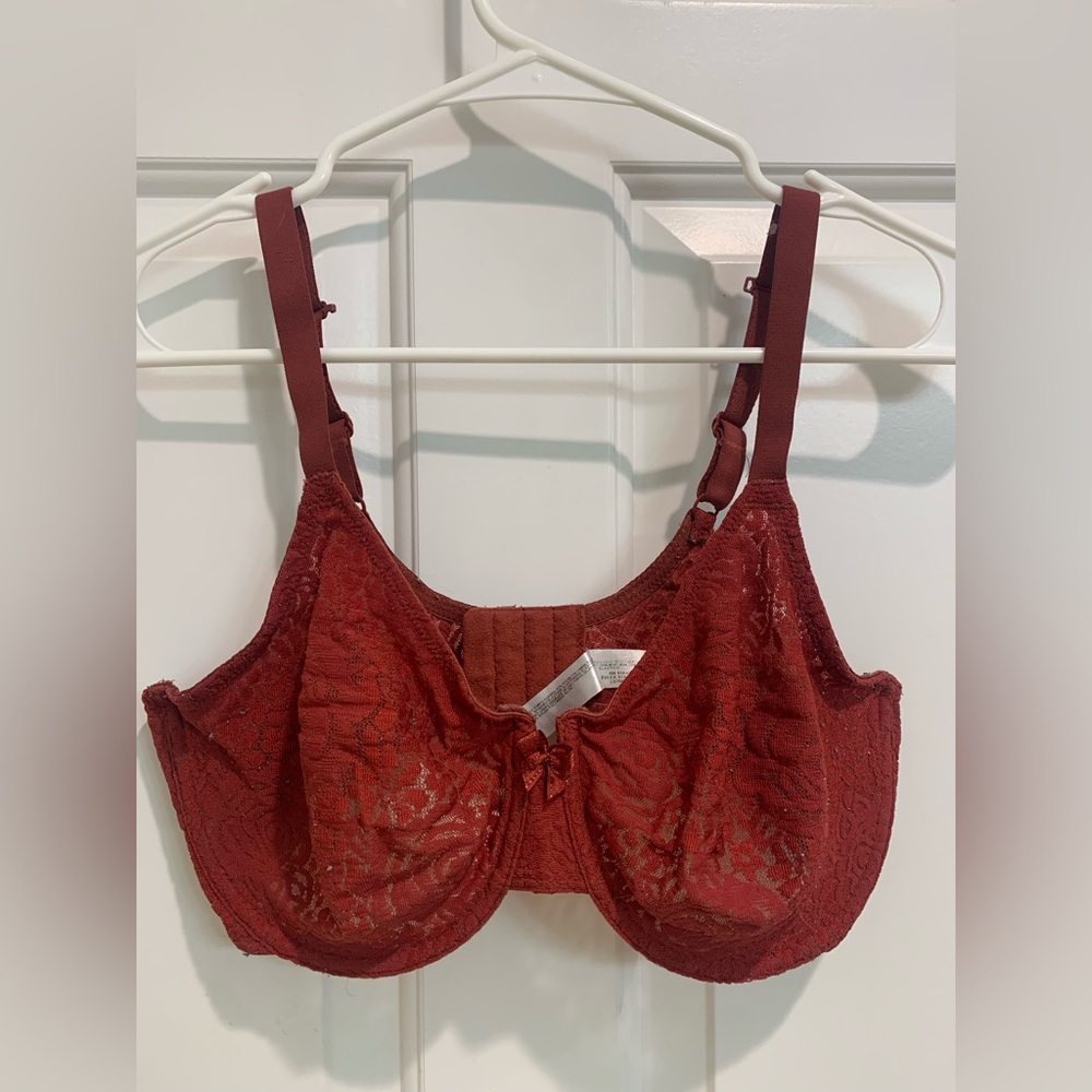 WACOAL | 36DD Dark Red Halo Lace Convertible Bra